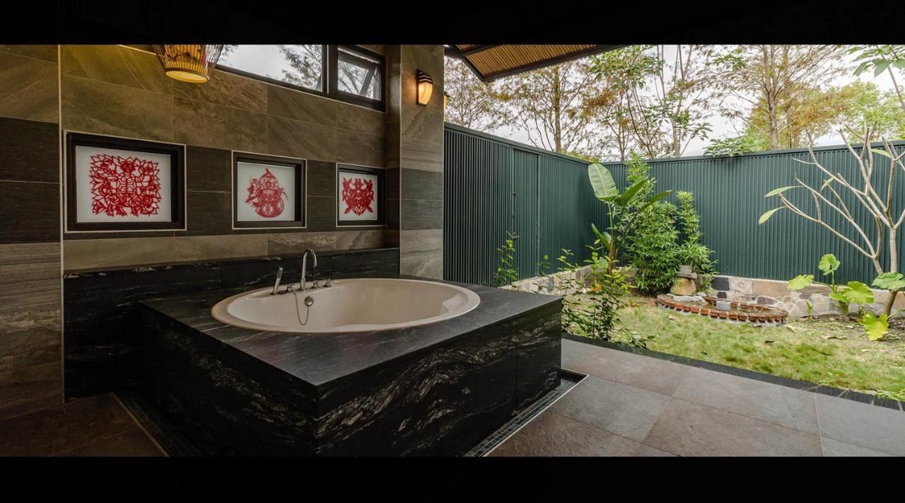 山花映水紅莊園民宿 Apartman Yuemei Kültér fotó